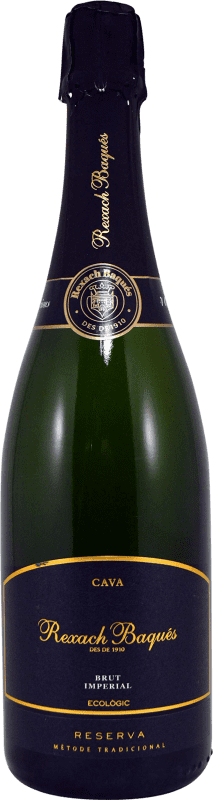 16,95 € Envoi gratuit | Vin Mousseux Blanc Rexach Baques Brut Impérial Réserve D.O. Cava