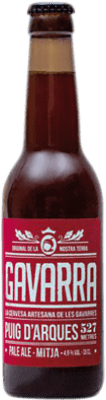 ビール Rispac Gavarra Puig d'Arques 3分の1リットルのボトル 33 cl