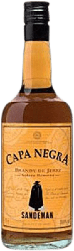 Envio grátis | Brandy Conhaque Sandeman Porto Capa Negra Espanha 70 cl