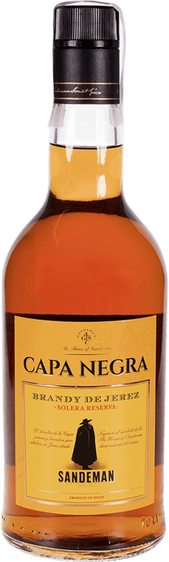 Free Shipping | Brandy Sandeman Porto Capa Negra Spain 70 cl