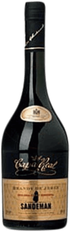 Envio grátis | Brandy Conhaque Sandeman Porto Capa Real Solera Grande Reserva Espanha 70 cl