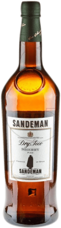 Spedizione Gratuita | Vino Liquoroso Sandeman Porto Fino Dry Secco D.O. Jerez-Xérès-Sherry Andalucía y Extremadura Spagna Palomino Fino 1 L