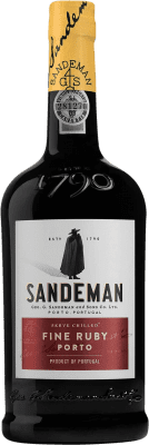 免费送货 | 强化酒 Sandeman Porto Fine Ruby I.G. Porto 波尔图 葡萄牙 Tempranillo, Touriga Franca, Touriga Nacional, Tinta Amarela, Tinta Cão, Tinta Barroca 75 cl