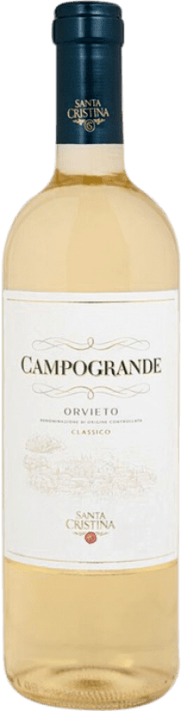 Envoi gratuit | Vin blanc Santa Cristina Campogrande Jeune D.O.C. Italie Italie Greco, Procanico 75 cl