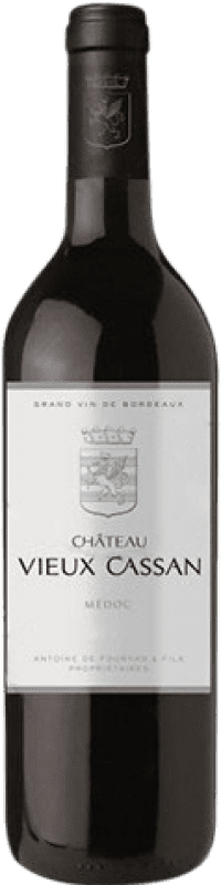 免费送货 | 红葡萄酒 Château Vieux Cassan Crianza — 陈酿 A.O.C. Bordeaux 法国 Merlot — 梅洛, Cabernet Sauvignon — 赤霞珠, Petit Verdot 75 cl