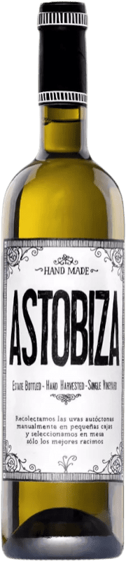 Envío gratis | Vino blanco Señorío de Astobiza Txakoli Joven D.O. Arabako Txakolina País Vasco España Hondarribi Zuri, Gros Manseng, Petit Corbu 75 cl