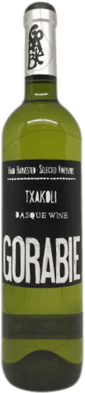 7,95 € Kostenloser Versand | Weißwein Señorío de Astobiza Txakoli Gorabie Jung D.O. Arabako Txakolina