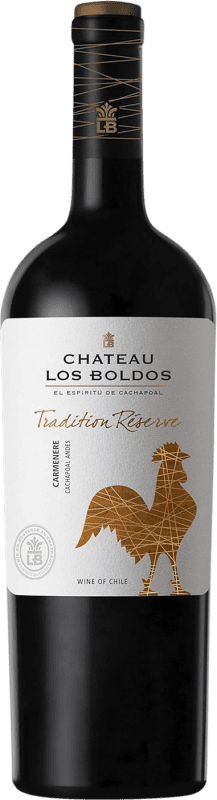 Free Shipping | Red wine Sogrape Château Los Boldos Aged Chile Carmenère 75 cl
