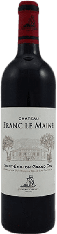 免费送货 | 红酒 Vignobles Bardet Château Franc le Maine 岁 A.O.C. Saint-Émilion Grand Cru 法国 75 cl