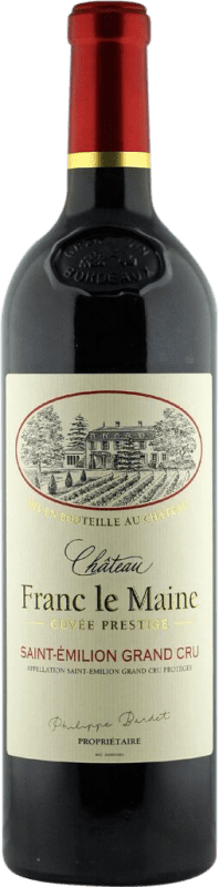 送料無料 | 赤ワイン Vignobles Bardet Château Franc le Maine 高齢者 A.O.C. Saint-Émilion フランス 75 cl