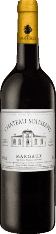 Бесплатная доставка | Красное вино Vignobles Jean Sorge Château Soussans старения A.O.C. Bordeaux Франция Merlot, Cabernet Sauvignon 75 cl