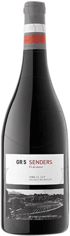 Free Shipping | Red wine El Cep GR 5 Senders Aged D.O. Penedès Catalonia Spain Tempranillo, Syrah, Cabernet Sauvignon 75 cl