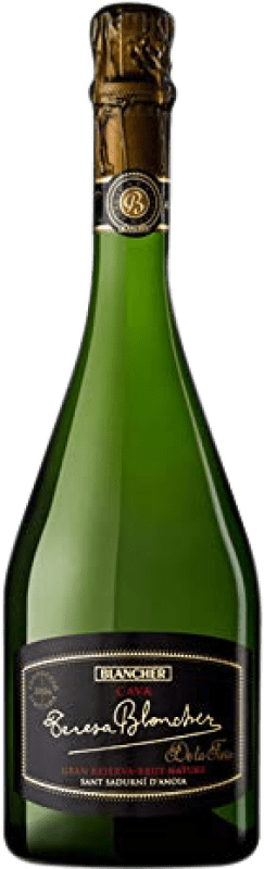 Free Shipping | White Sparkling Wine Vins i Caves Blancher Tieta Brut Grand Reserve D.O. Cava Catalonia Spain Macabeo, Xarel·lo, Parellada 75 cl