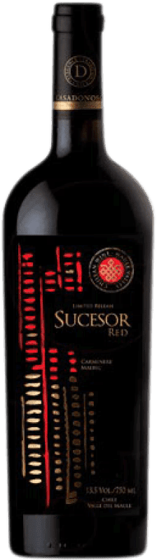 Бесплатная доставка | Красное вино Viña Casa Donoso Sucesor Red Чили Malbec, Carmenère 75 cl