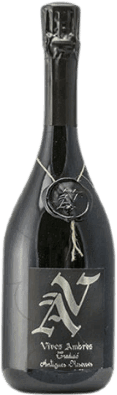 Free Shipping | White Sparkling Wine Vives Ambròs Brut Nature Traditional Grand Reserve — Long Barrel-Aged D.O. Cava Catalonia Spain Macabeo, Xarel·lo 75 cl
