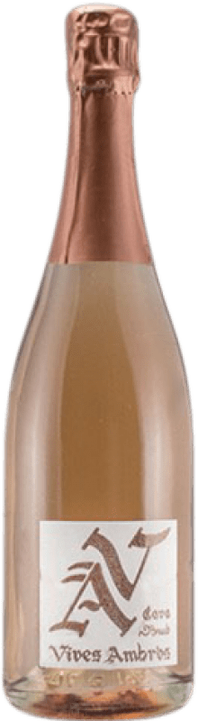 Envío gratis | Espumoso rosado Vives Ambròs Rosat Brut Reserva D.O. Cava Cataluña España Garnacha, Monastrell, Pinot Negro 75 cl