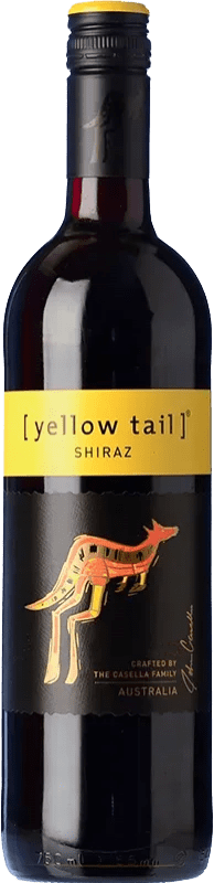 Free Shipping | Red wine Yellow Tail Australia Syrah 75 cl