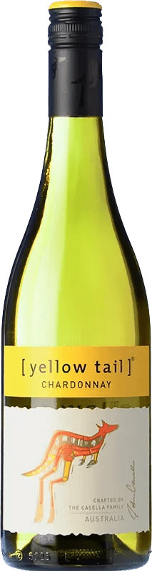 Бесплатная доставка | Белое вино Yellow Tail Молодой Австралия Chardonnay 75 cl