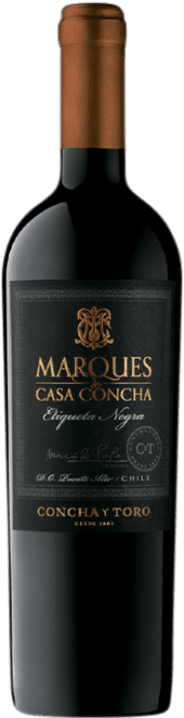 44,95 € | Rotwein Concha y Toro Marqués de Casa Concha Puente Alto Etiqueta Negra Chile Cabernet Sauvignon, Cabernet Franc, Petit Verdot 75 cl