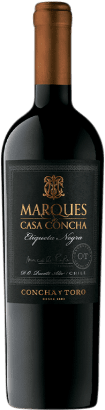 69,95 € Spedizione Gratuita | Vino rosso Concha y Toro Marqués de Casa Concha Etiqueta Negra Puente Alto