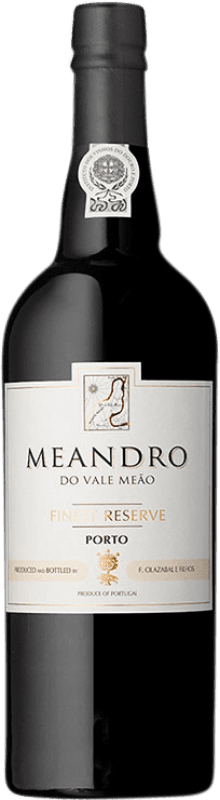 17,95 € | Vino Generoso Fortificado Quinta do Vale Meão Meandro Finest Reserva I.G. Porto Oporto Portugal Touriga Franca, Touriga Nacional, Tinta Roriz, Tinta Barroca 75 cl