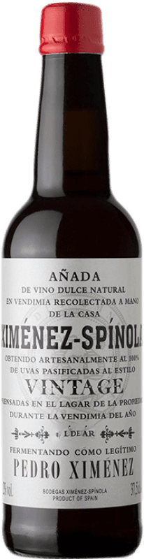 36,95 € Kostenloser Versand | Süßer Wein Ximénez-Spínola P.X. Vintage D.O. Jerez-Xérès-Sherry Halbe Flasche 37 cl