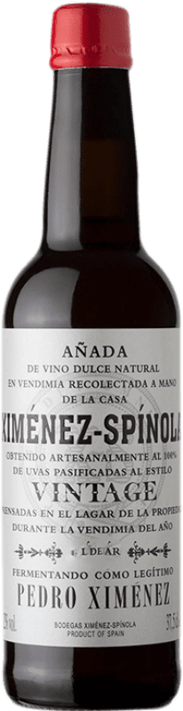 27,95 € | Vino Dulce Ximénez-Spínola PX Vintage D.O. Jerez-Xérès-Sherry Andalucía España Pedro Ximénez Media Botella 37 cl