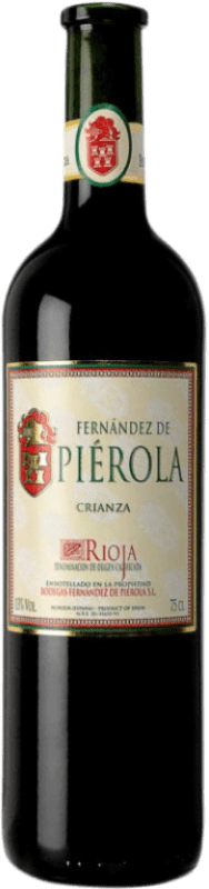 Envío gratis | Vino tinto Piérola Crianza D.O.Ca. Rioja España Tempranillo Botella 75 cl