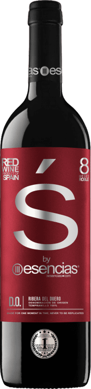 18,95 € Kostenloser Versand | Rotwein Esencias «S8» 8 Meses Weinalterung D.O. Ribera del Duero Kastilien und León Spanien Tempranillo Flasche 75 cl