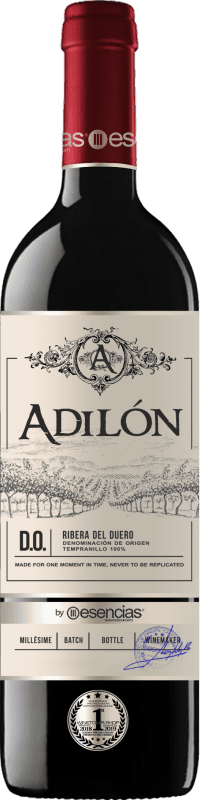 32,95 € | 红葡萄酒 Esencias Adilón 12 Meses 精选采摘 岁 D.O. Ribera del Duero 卡斯蒂利亚莱昂 西班牙 Tempranillo 75 cl