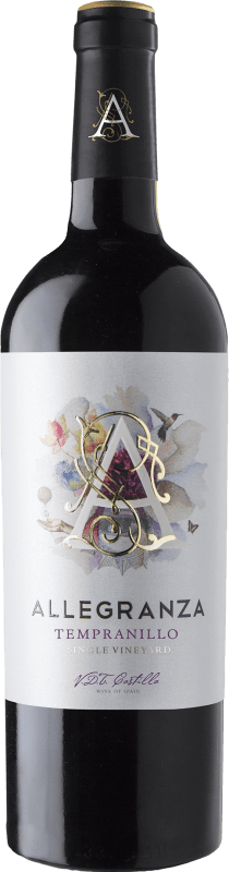 红酒 Hammeken Allegranza Single Vineyard 年轻的 I.G.P. Vino de la Tierra de Castilla 卡斯蒂利亚 - 拉曼恰 西班牙 Tempranillo 75 cl