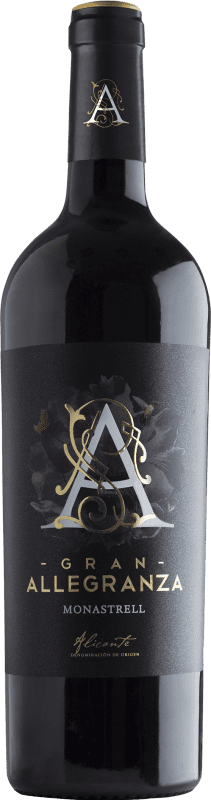 16,95 € Kostenloser Versand | Rotwein Hammeken Gran Allegranza Crianza — Kurze Fassreifung D.O. Alicante