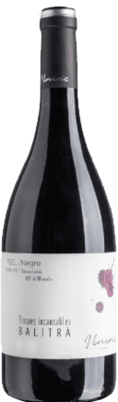 13,95 € Kostenloser Versand | Rotwein Viníric Finques Incansables Balitrà Negre Alterung D.O. Empordà