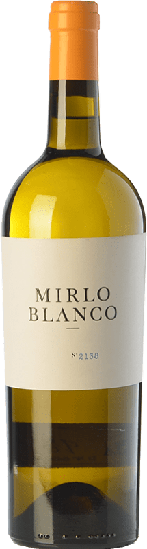 Envío gratis | Vino blanco Alegre Mirlo Blanco Crianza D.O. Rueda Castilla y León España Verdejo Botella Magnum 1,5 L