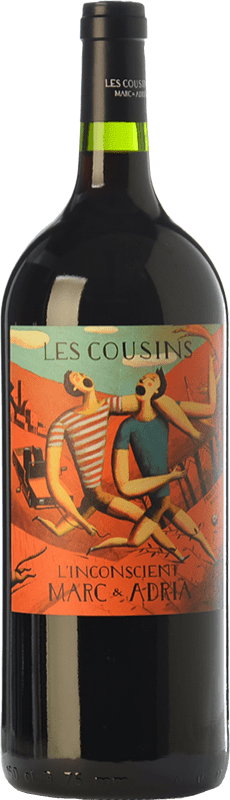 11,95 € | Red wine Les Cousins L'Inconscient Crianza D.O.Ca. Priorat Catalonia Spain Merlot, Syrah, Grenache, Cabernet Sauvignon, Carignan Magnum Bottle 1,5 L