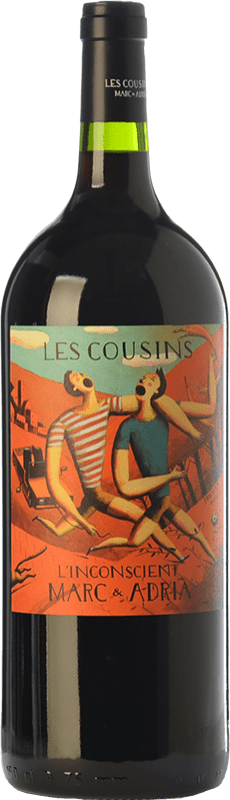 21,95 € 免费送货 | 红葡萄酒 Les Cousins L'Inconscient Crianza — 陈酿 D.O.Ca. Priorat 大瓶 — Magnum 1,5 L