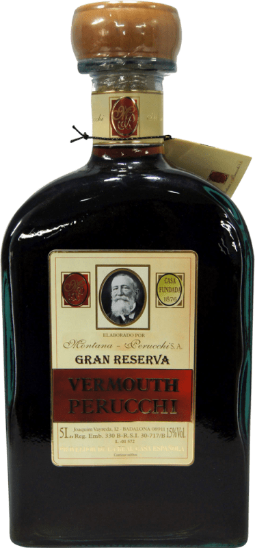 41,95 € | Vermouth Perucchi 1876 Grande Réserve Espagne Bouteille Spéciale 5 L