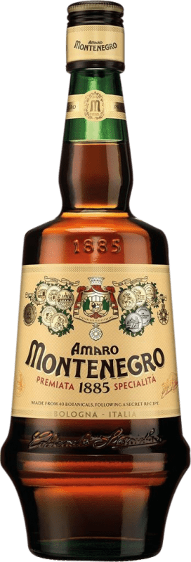 148,95 € Spedizione Gratuita | Amaretto Amaro Montenegro Amaro Bottiglia Jéroboam-Doppio Magnum 3 L