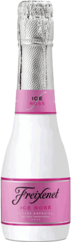 5,95 € Kostenloser Versand | Rosé Sekt Freixenet Ice Rosé D.O. Cava Kleine Flasche 20 cl