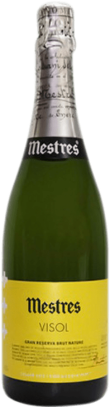 10,95 € 免费送货 | 白起泡酒 Mestres Visol Brut Nature 预订 D.O. Cava 半瓶 37 cl