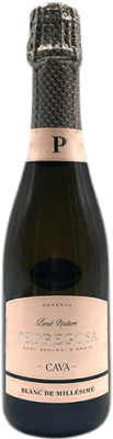 7,95 € Free Shipping | White sparkling Pedregosa Millésimé Brut Nature Reserva D.O. Cava Catalonia Spain Pinot Black, Macabeo, Chardonnay Half Bottle 37 cl