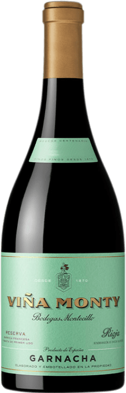 42,95 € | Vin Rouge Montecillo Viña Monty Réserve D.O.Ca. Rioja La Rioja Espagne Garnacha — Grenache 75 cl