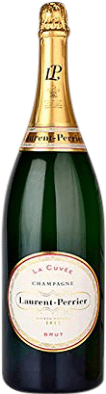 Envio grátis | Espumante branco Laurent Perrier Brut Grande Reserva A.O.C. Champagne Champagne França Pinot Preto, Chardonnay, Pinot Meunier Garrafa Jéroboam-Duplo Magnum 3 L