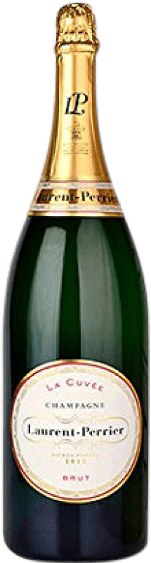 Free Shipping | White sparkling Laurent Perrier Brut Grand Reserve A.O.C. Champagne Champagne France Pinot Black, Chardonnay, Pinot Meunier Jéroboam Bottle-Double Magnum 3 L