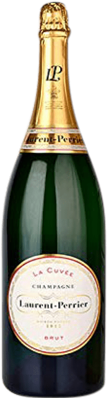 421,95 € Free Shipping | White Sparkling Wine Laurent Perrier Brut Grand Reserve A.O.C. Champagne Jéroboam Bottle-Double Magnum 3 L