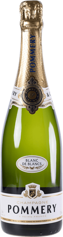 81,95 € Free Shipping | White Sparkling Wine Pommery Blanc de Blancs Brut Grand Reserve A.O.C. Champagne