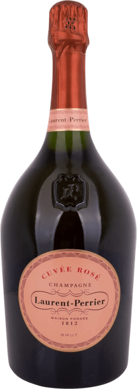 Free Shipping | Rosé sparkling Laurent Perrier Cuvée Rose Brut Grand Reserve A.O.C. Champagne Champagne France Pinot Black, Chardonnay, Pinot Meunier Magnum Bottle 1,5 L