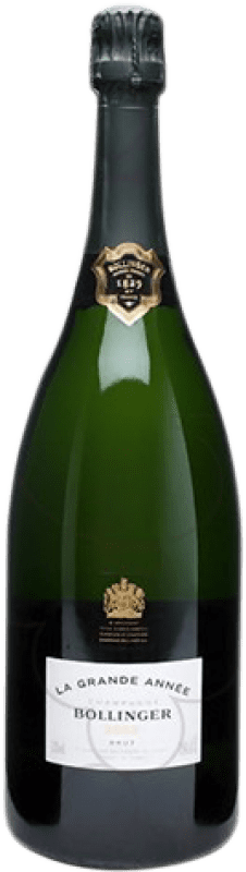 434,95 € | Белое игристое Bollinger La Grande Année брют Гранд Резерв A.O.C. Champagne шампанское Франция Pinot Black, Chardonnay бутылка Магнум 1,5 L