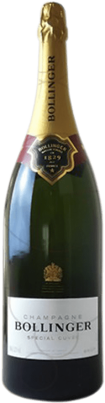 416,95 € | Белое игристое Bollinger Cuvée брют Гранд Резерв A.O.C. Champagne шампанское Франция Pinot Black, Chardonnay, Pinot Meunier Бутылка Иеровоам-Двойной Магнум 3 L