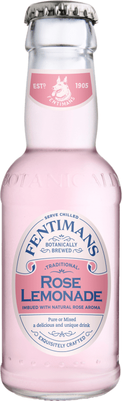 Envio grátis | Refrescos e Mixers Fentimans Rose Lemonade Reino Unido Garrafa Pequena 20 cl